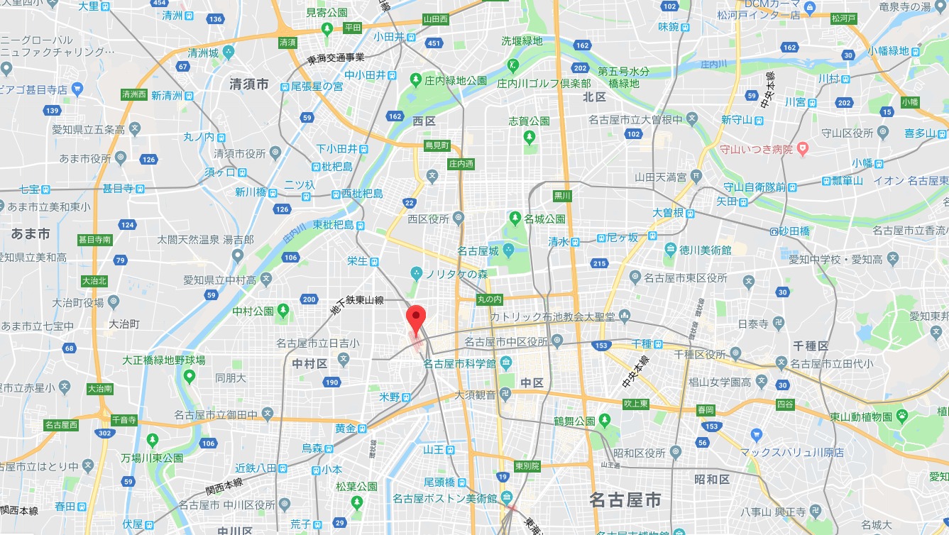 名古屋地下迷宮マップ