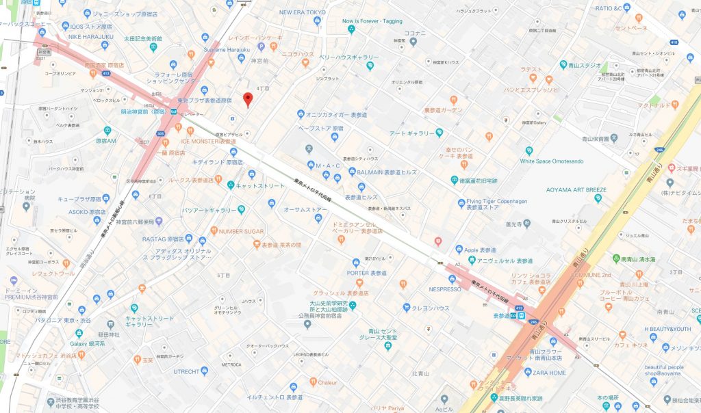 名探偵コナン「公安最終試験からの脱出」（東京）周辺地図